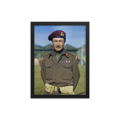 Frederick Browning framed print on a plain backdrop in size 12"x16".