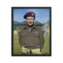 Frederick Browning framed print on a plain backdrop in size 16"x20".