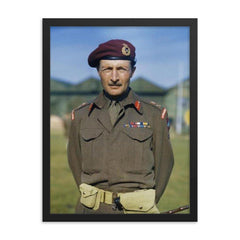 Frederick Browning framed print on a plain backdrop in size 18"x24".