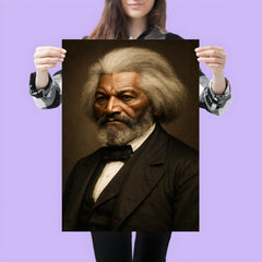 Frederick Douglass portrait poster 3