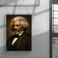 Frederick Douglass portrait poster 4