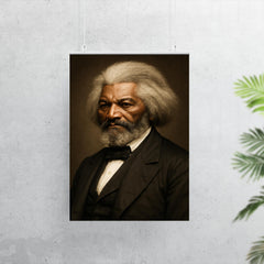 Frederick Douglass portrait poster 7