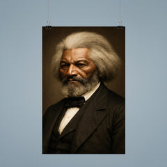 Frederick Douglass portrait poster 9