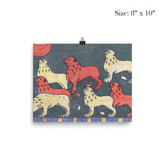 French Lions, 11th Century poster 4