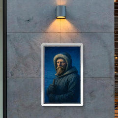 Fridtjof Nansen in polar blue twilight poster 2