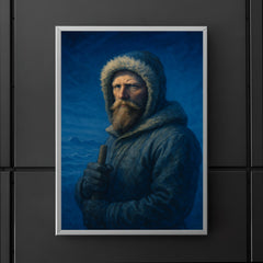 Fridtjof Nansen in polar blue twilight poster 5