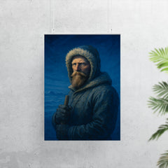 Fridtjof Nansen in polar blue twilight poster 7