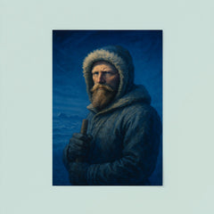 Fridtjof Nansen in polar blue twilight poster 8