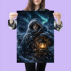 Fridtjof Nansen in polar darkness poster 3