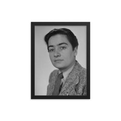 Frieda Belinfante framed print on a plain backdrop in size 12"x16".