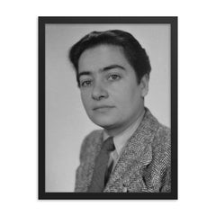 Frieda Belinfante framed print on a plain backdrop in size 18"x24".