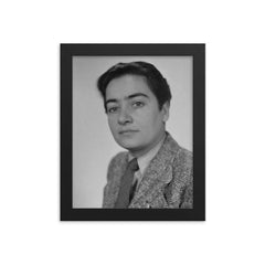 Frieda Belinfante framed print on a plain backdrop in size 8"x10".