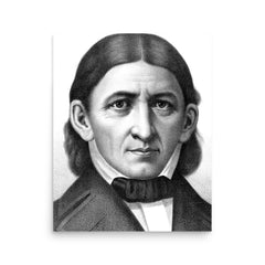 Friedrich Froebel poster on a plain backdrop in size 16"x20".