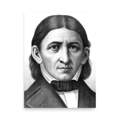 Friedrich Froebel poster on a plain backdrop in size 18"x24".