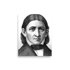 Friedrich Froebel poster on a plain backdrop in size 8"x10".