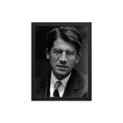 Friedrich Hund framed print on a plain backdrop in size 12"x16".