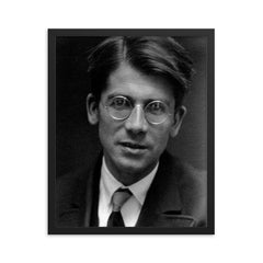 Friedrich Hund framed print on a plain backdrop in size 16"x20".