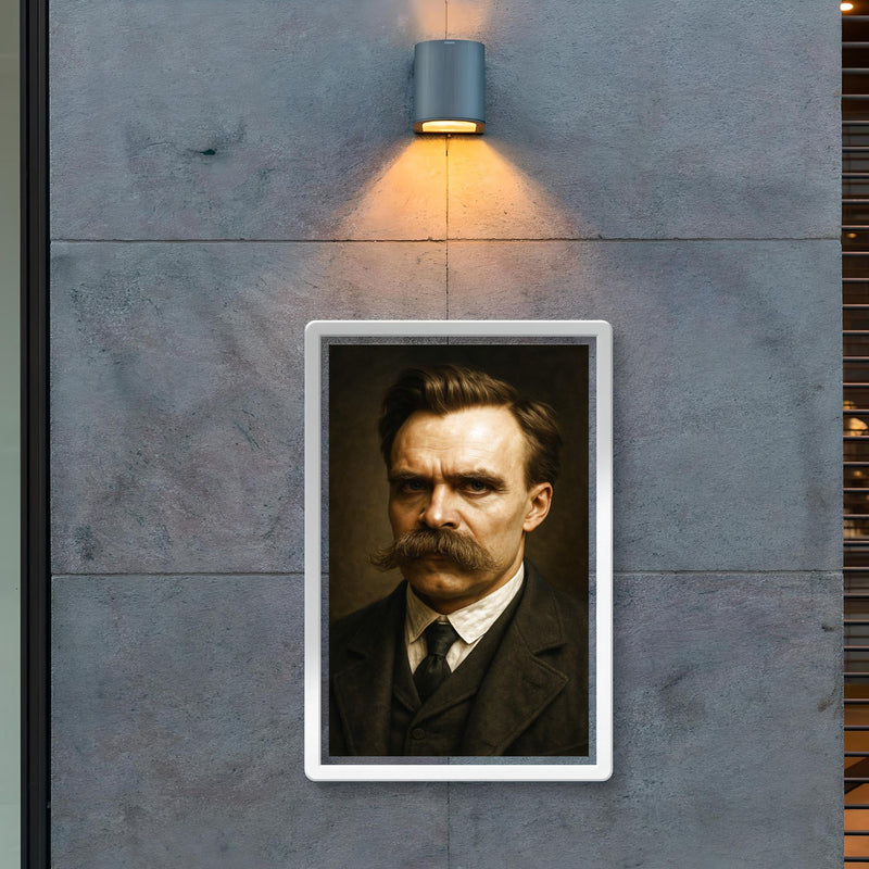 Friedrich Nietzsche portrait poster 2