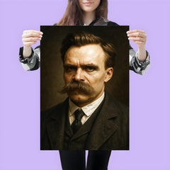 Friedrich Nietzsche portrait poster 3