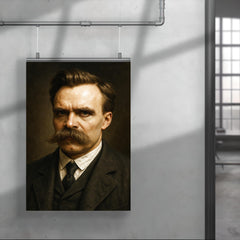 Friedrich Nietzsche portrait poster 4