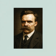 Friedrich Nietzsche portrait poster 8