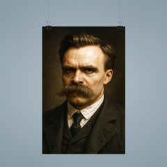 Friedrich Nietzsche portrait poster 9