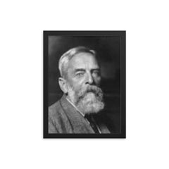 Friedrich von Wieser framed print on a plain backdrop in size 12"x16".