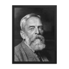 Friedrich von Wieser framed print on a plain backdrop in size 18"x24".