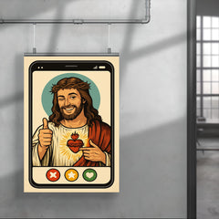 Funny dating app profile of Jesus poster 4