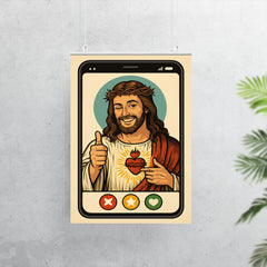 Funny dating app profile of Jesus poster 7