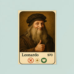 Funny dating app profile of Leonardo da Vinci poster 8