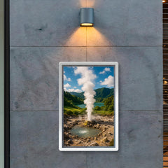 Furnas Geothermal Valley Azores Portugal poster 2