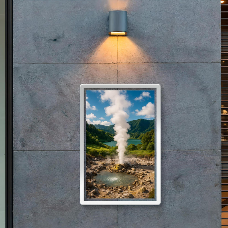 Furnas Geothermal Valley Azores Portugal poster 2