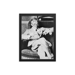 G H Hardy framed print on a plain backdrop in size 12"x16".