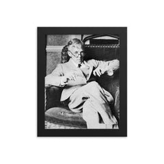 G H Hardy framed print on a plain backdrop in size 8"x10".