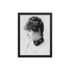 Gabriela Zapolska framed print on a plain backdrop in size 12"x16".
