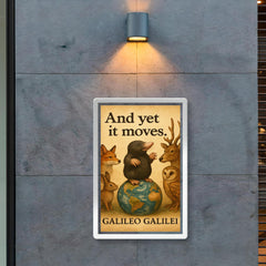 Galileo And yet it moves inspiring quote poster poster 2