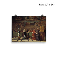 Galileo Before the Holy Office by Joseph-Nicolas Robert-Fleury, 1847 poster 3