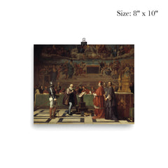Galileo Before the Holy Office by Joseph-Nicolas Robert-Fleury, 1847 poster 4