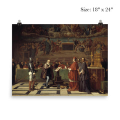 Galileo Before the Holy Office by Joseph-Nicolas Robert-Fleury, 1847 poster 5