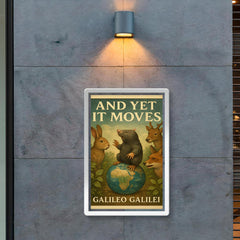 Galileo Galilei And Yet It Moves Inspiring Quote Poster poster 2