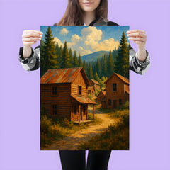 Garnet Ghost Town Montana USA poster 3