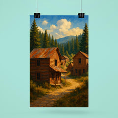 Garnet Ghost Town Montana USA poster 6