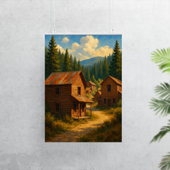 Garnet Ghost Town Montana USA poster 7