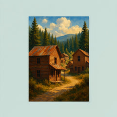 Garnet Ghost Town Montana USA poster 8