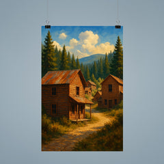 Garnet Ghost Town Montana USA poster 9