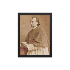 Gaspard Mermillod framed print on a plain backdrop in size 12"x16".