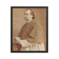 Gaspard Mermillod framed print on a plain backdrop in size 16"x20".