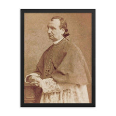 Gaspard Mermillod framed print on a plain backdrop in size 18"x24".