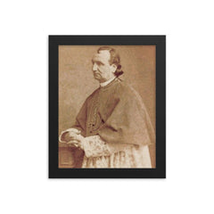 Gaspard Mermillod framed print on a plain backdrop in size 8"x10".